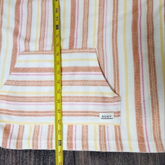 ROXY Wild & Free Striped Poncho Hoodie Size XXL - Picture 14 of 15